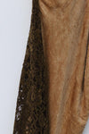 OUDE WAAG Core Velvet Strap Dress OW-23SS-DS10 Ginger